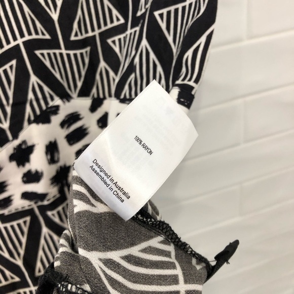 TALULAH Aztec Skies Maxi Dress Black And White - Picture 8 of 8